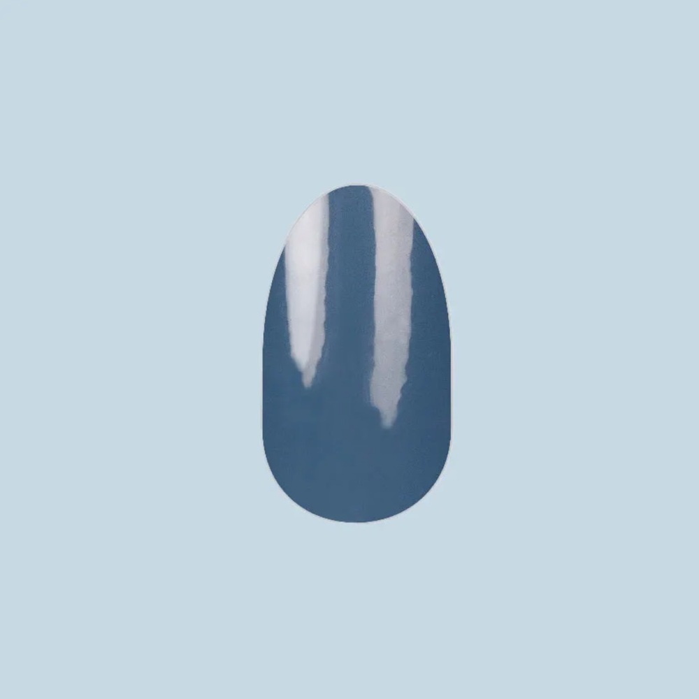 Color Street: Slate of Mind | Blue Gray Fall Winter Solid Crème Cool Muted - Picture 12 of 13